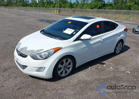 2013 Hyundai Elantra Limited из США, поврежденный, VIN 5NPDH4AE9DH411871